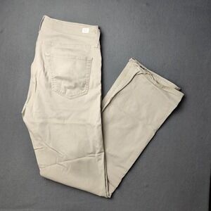 AG Adriano Goldschmied Jeans Mens 34x34 Beige The Protege Straight Leg USA Pants